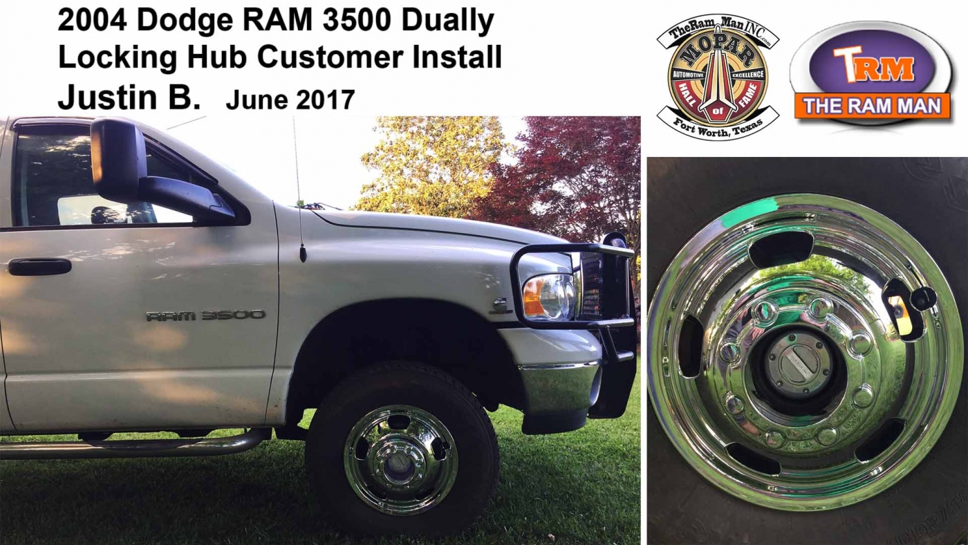 Ram Man / Shop / 20032008 Dodge Ram 3500 (DRW) Manual Locking Hub