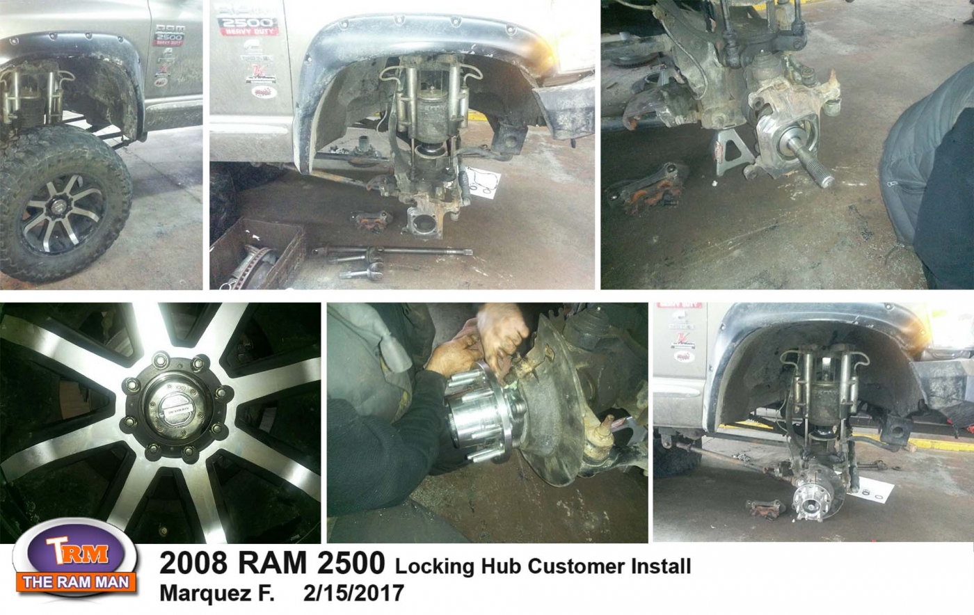 Ram Man / Shop / 20032008 Dodge Ram 2500 Manual Locking Hub Conversion Kit