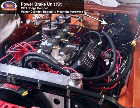 1969 Dodge Coronet - Power Brake Unit Kit Customer - TheRamManINC.com