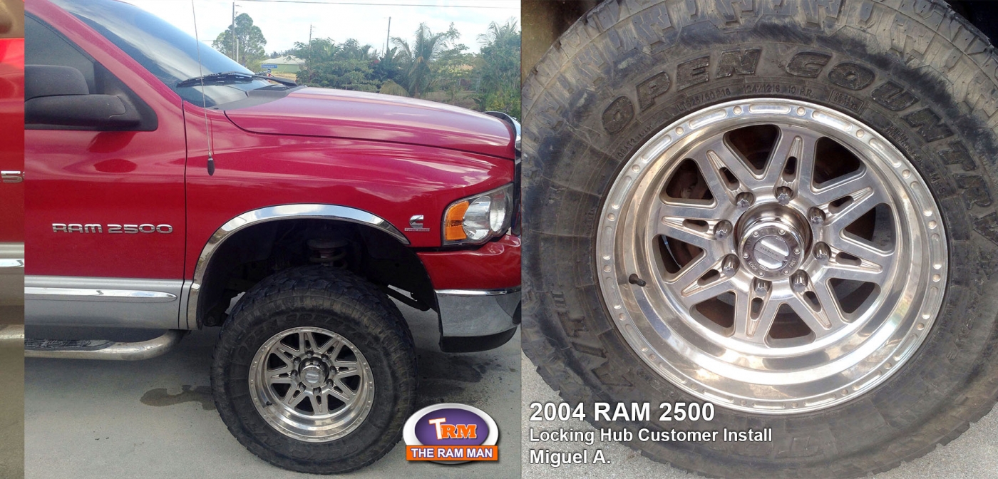 Ram Man / Shop / 20032008 Dodge Ram 2500 Manual Locking Hub Conversion Kit