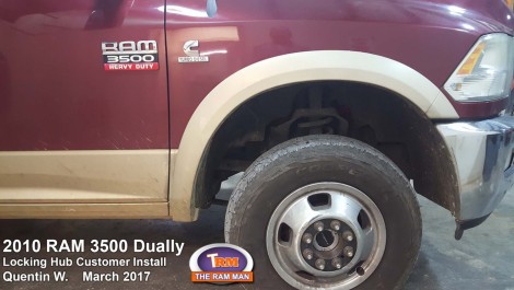 2010 RAM 3500 DRW LOCKING HUB KIT by TheRamManINC