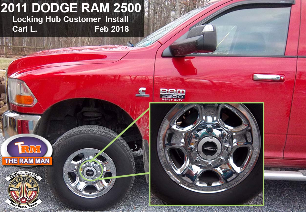 Ram Man / Shop / 20092019 Dodge Ram 2500 Manual Locking Hub Conversion Kit