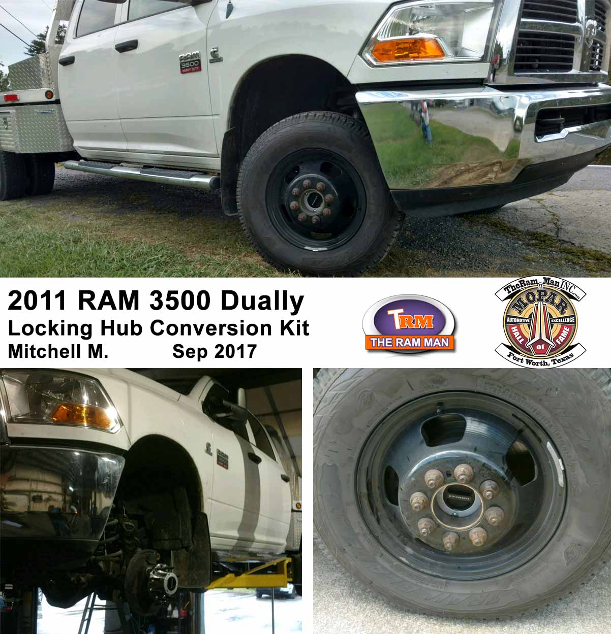 Ram Man / Shop / 20092019 Dodge Ram 3500 Dually (DRW) Manual Locking