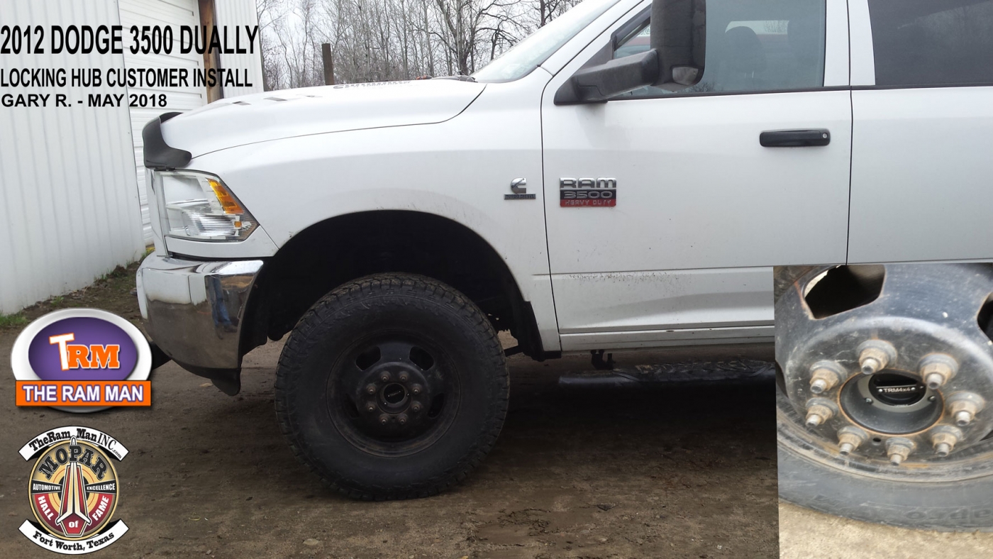 Ram Man / Shop / 20092019 Dodge Ram 3500 Dually (DRW) Manual Locking