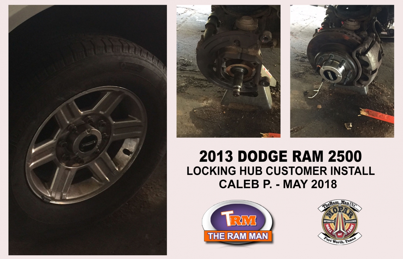 Ram Man / Shop / 20092019 Dodge Ram 2500 Manual Locking Hub Conversion Kit