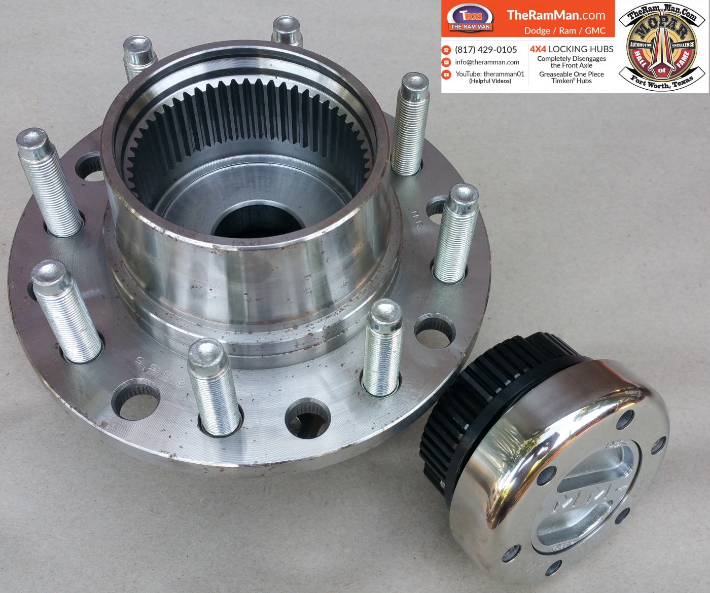 Ram Man / Shop / 20032008 Dodge Ram 2500 Manual Locking Hub Conversion Kit