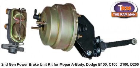 A-Body (Mopar) 1960-1976 2nd Generation Power Brake Unit Kit