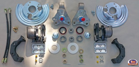 B-BODY (1962-1965) FRONT DISC KIT (11 Rotors NOT Included) for 14 Wheels