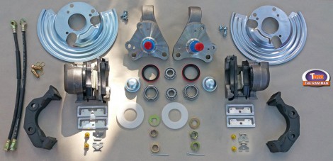 B-BODY (1962-1965) FRONT DISC KIT (11.75 Rotors NOT Included) for 15 Wheels