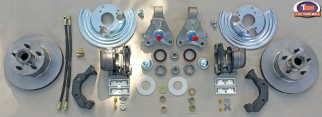 B-BODY (1962-1965) FRONT DISC KIT (11.75 Standard Rotors) for 15 Wheels