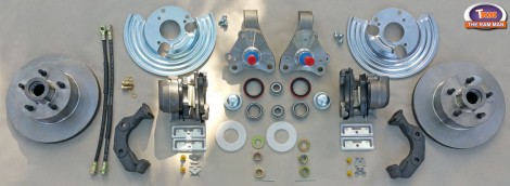 B-BODY (1970-1972) FRONT DISC KIT (11.75 Standard Rotors) for 15 Wheels