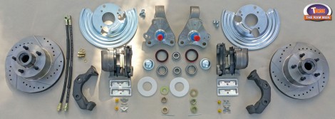 E-BODY FRONT DISC KIT (11.75 Drilled and Slotted Rotors) for 15 Wheels