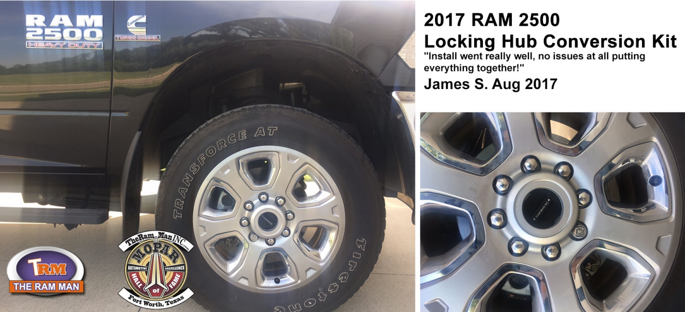 Ram Man / Shop / 20092019 Dodge Ram 2500 Manual Locking Hub Conversion Kit